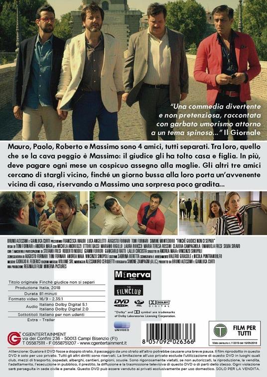 Finché giudice non ci separi (DVD) di Toni Fornari,Andrea Maia - DVD - 2