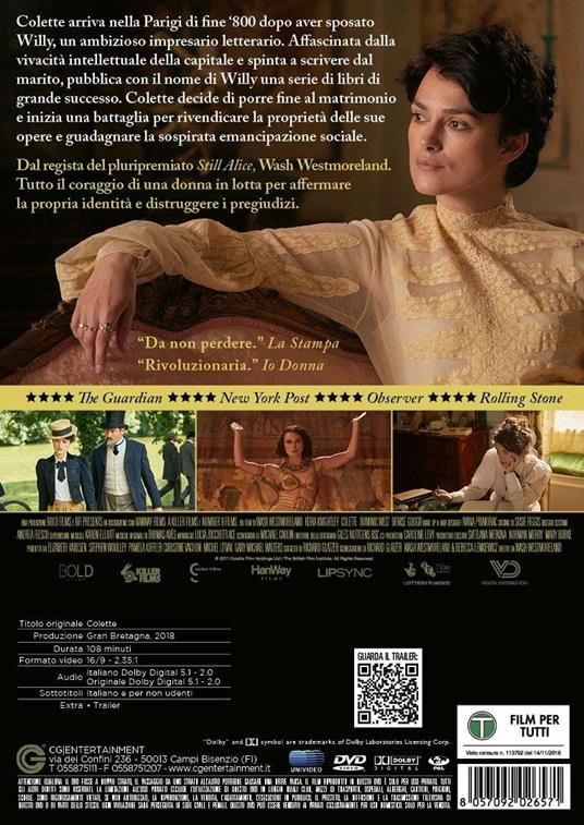 Colette (DVD) di Wash Westmoreland - DVD - 2