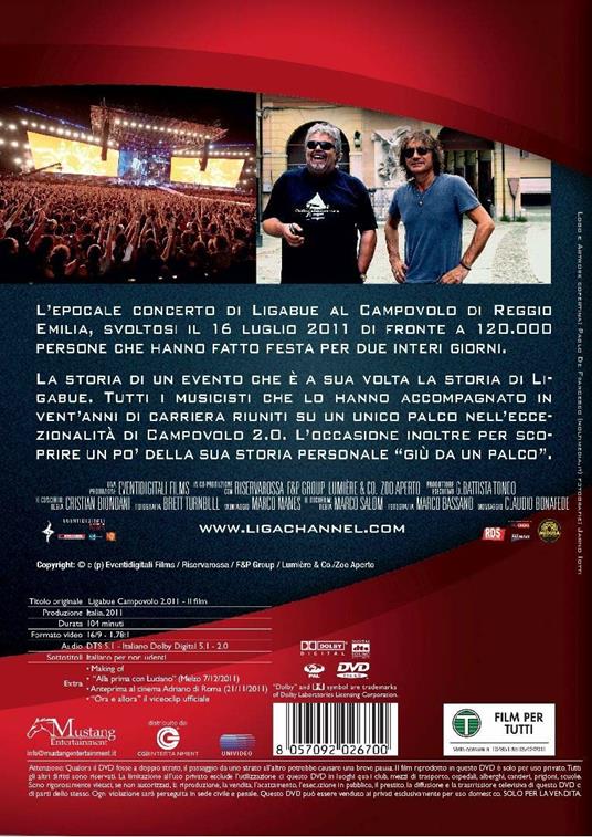 Campovolo (DVD) di Cristian Biondani,Marco Salom - DVD - 2