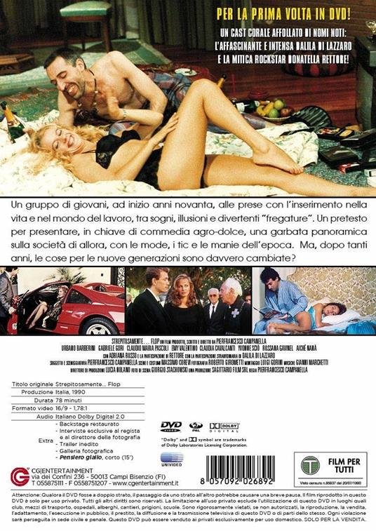 Strepitosamente flop (DVD) - DVD - Film di Pierfrancesco Campanella  Commedia | IBS