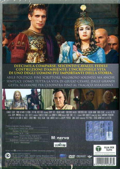 Giulio Cesare (DVD) - DVD - Film di Uli Edel Drammatico | IBS