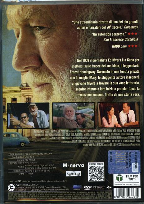 Papa, Hemingway in Cuba (DVD) di Bob Yari - DVD - 2