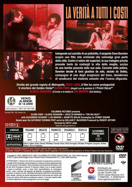 Il grande caldo (DVD) di Fritz Lang - DVD - 2