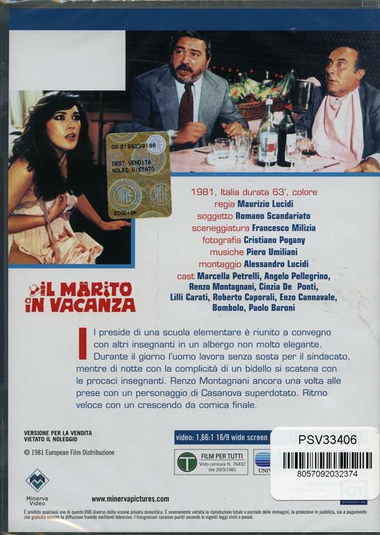 Il marito in vacanza (DVD) di Maurizio Lucidi - DVD - 2