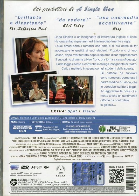 The English Teacher (DVD) di Craig Zisk - DVD - 2