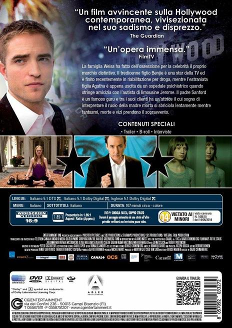 Maps to the Stars (DVD) di David Cronenberg - DVD - 2