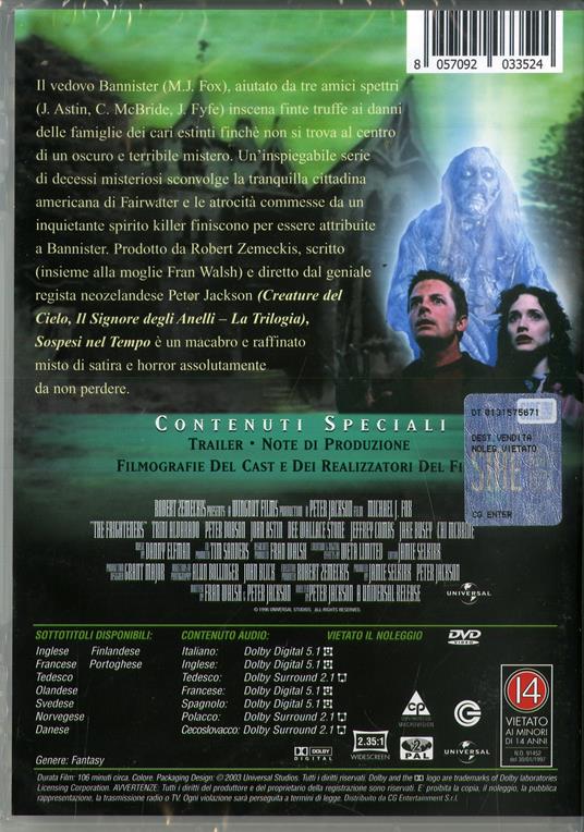 Sospesi nel tempo (DVD) di Peter Jackson - DVD - 2