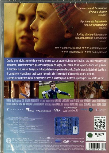 Just Charlie. Diventa chi sei (DVD) di Rebekah Fortune - DVD - 2