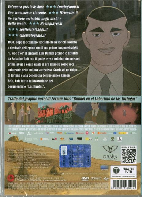 Bunuel. Nel labirinto delle tartarughe (DVD) di Salvador Simó - DVD - 2