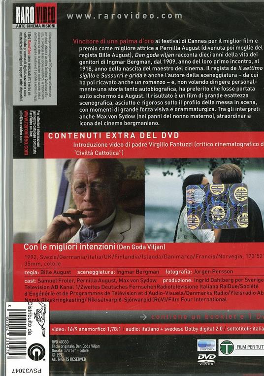 Con le migliori intenzioni di Bille August - DVD - 2