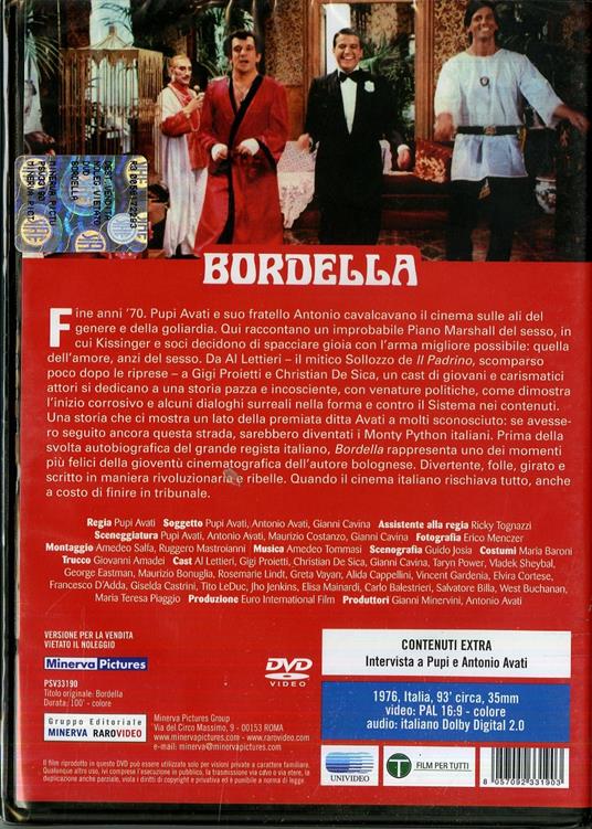 Bordella di Pupi Avati - DVD - 2