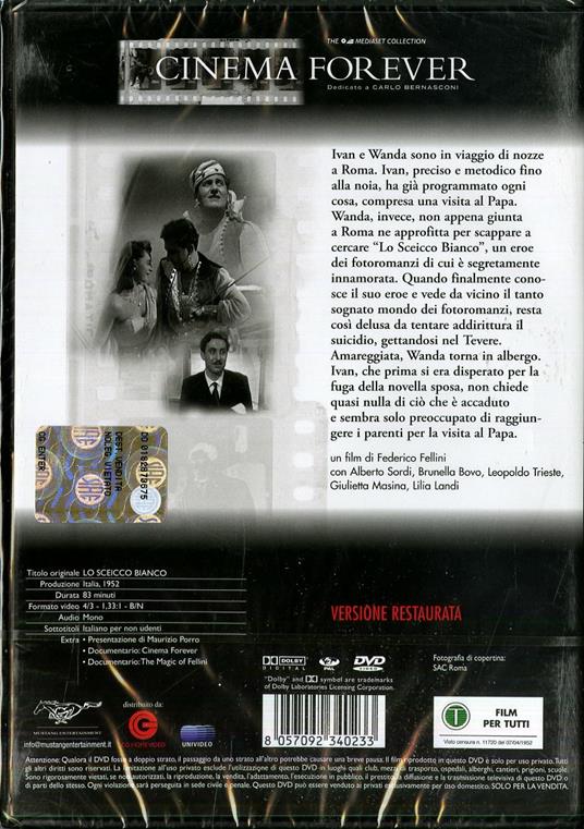 Lo sceicco bianco di Federico Fellini - DVD - 2
