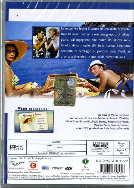 Vacanze a Ischia di Mario Camerini - DVD - 2