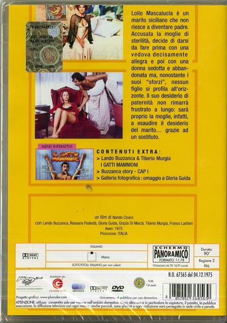 Il gatto mammone di Fernando Cicero - DVD - 2