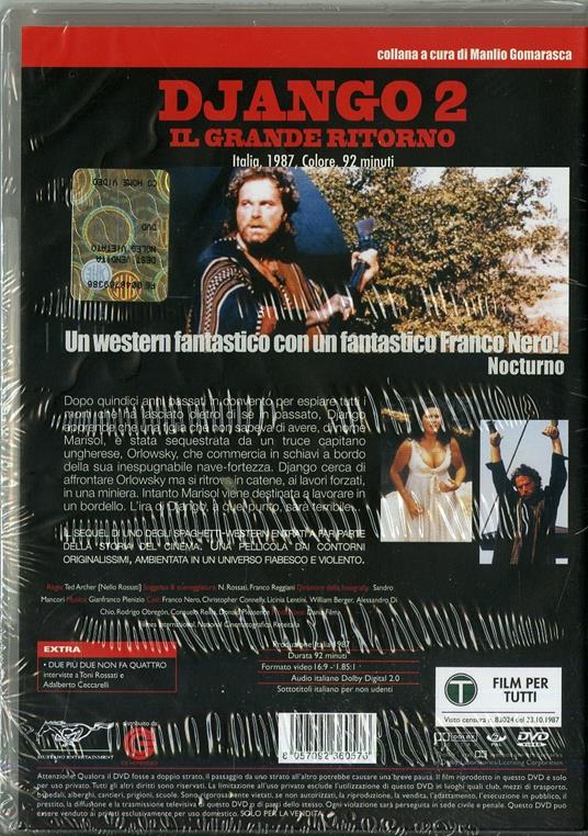 Django 2, il grande ritorno di Nello Rossati - DVD - 2