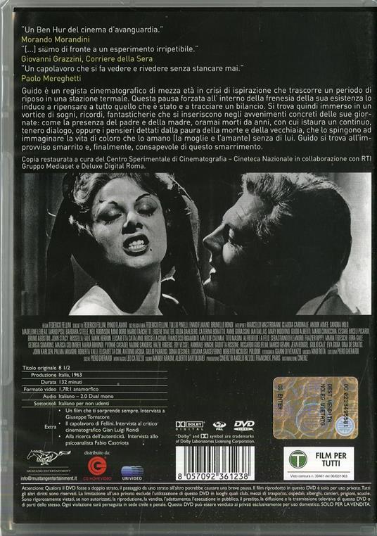 8 1/2 - DVD - Film di Federico Fellini Drammatico | IBS