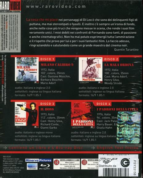 Di Leo Crime Collection (4 Blu-ray) di Fernando Di Leo - 2