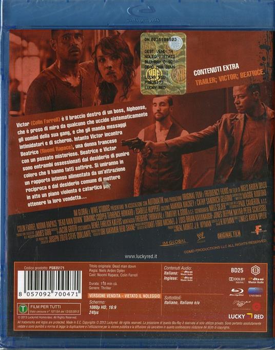 Dead Man Down. Il sapore della vendetta - Blu-ray - Film di Niels Arden  Oplev Giallo | IBS