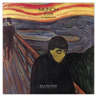 Calendario da parete, Munch 30X30 Allaluna Calendar - 30 x 30 cm