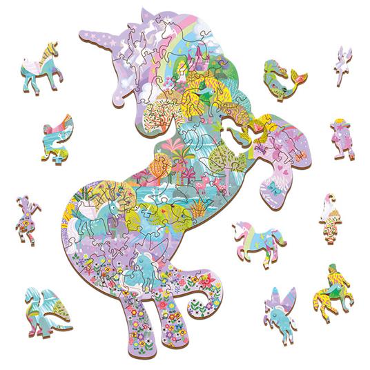 Woody Puzzle Unicorni - 2