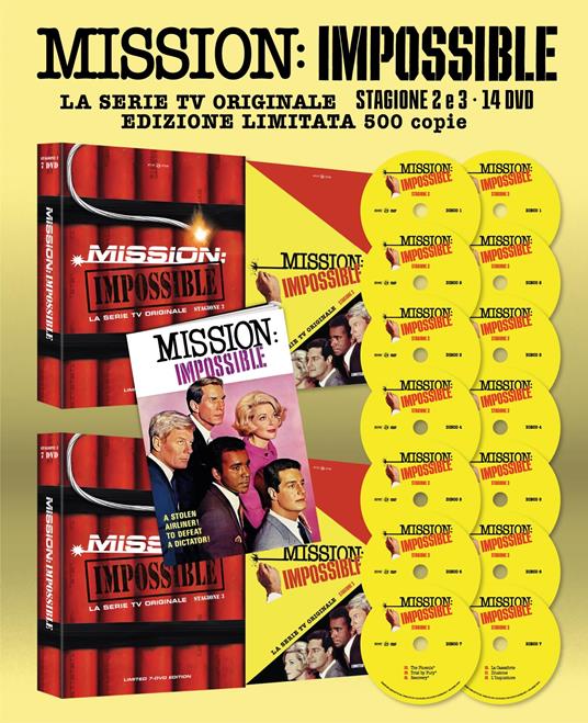 Mission: Impossible - Serie TV - Stagione 01 (7 Dvd) (Limited Edition 500  Copie) - Barry Crane, Leonard Horn, Paul Krasny - Mondadori Store