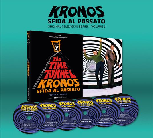 Kronos. Sfida Al Passato #03 (Deluxe Edition) (4 DVD + 2 Blu-ray) di Alexander Singer,Sobey Martin,William Hale - DVD + Blu-ray