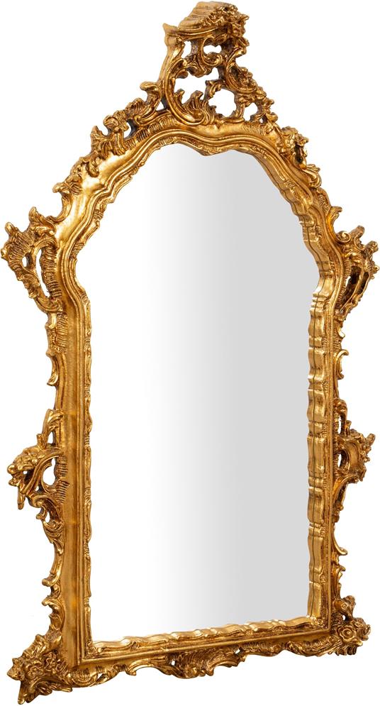 Specchio da parete barocco 120x74x8 cm Originale specchio vintage da parete  con cornice lavorata Made in Italy - Biscottini - Idee regalo | IBS