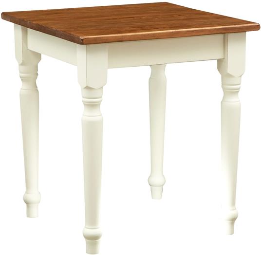 tavolo quadrato legno massello 70x70 cm Tavolo da cucina e sala da pranzo  Tavolo legno esterno e interno - Biscottini - Casa e Cucina | IBS
