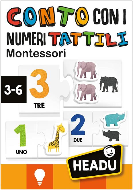Conto con i Numeri Tattili Montessori