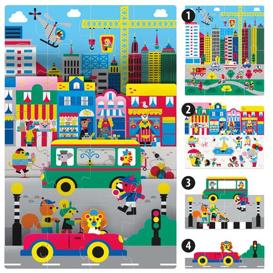 Playrama Puzzle The City - 2