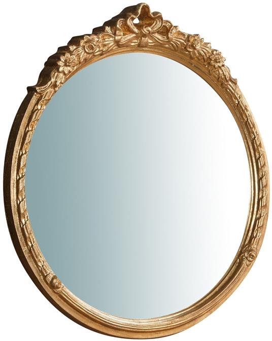 specchio ingresso cornice barocco 50x4x54 cm Made in Italy Specchi  decorativi da parete Specchio barocco specchio shabby rotondo - Biscottini  - Idee regalo | IBS