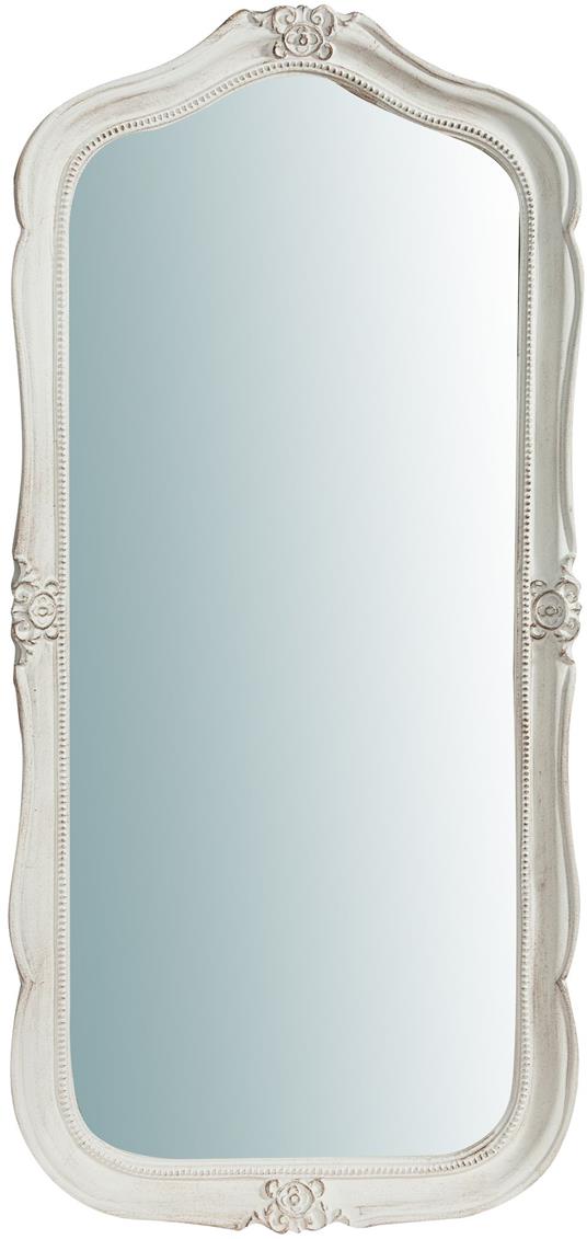 Specchio da parete camera da letto 100x47 cm Specchio cornice bianca ovale  Specchio parete per la casa - Biscottini - Idee regalo | IBS