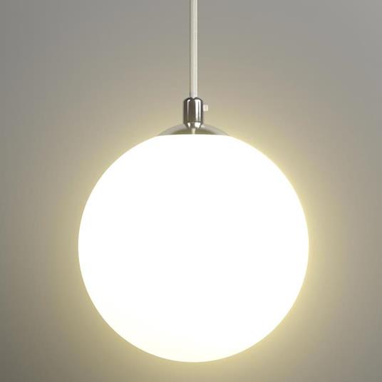 Lampadario Lampada Sospensione Sfera 50cm Design Moderno Paralume Vetro E27  - ND - Casa e Cucina | IBS