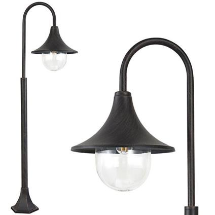 Lampione Vittoriano Classico da Giardino Lampada Arco Esterno Alluminio 120cm