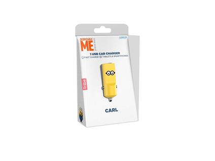 Cattivissimo Me 3 / Minions. Carl. Buddy Car Charger 1 USB Port 2,4 A