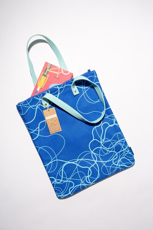 Bag Acqua Blu - Realizzata con fibre di plastica riciclata - 2