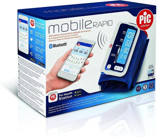 Pic Mobile Rapid Misuratore di Pressione Sfigmomanometro Con Bluetooth -  Artsana - Per la culla e il passeggino - Giocattoli | IBS