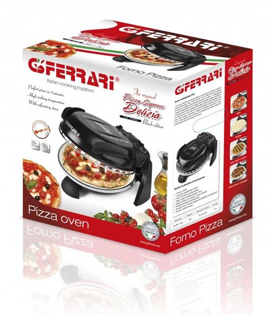 G3 Ferrari Delizia macchina e forno per pizza 1 pizza(e) Nero 1200 W - G3  Ferrari - Casa e Cucina | IBS