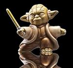 Star Wars. Figurina in ceramica Yoda combattente