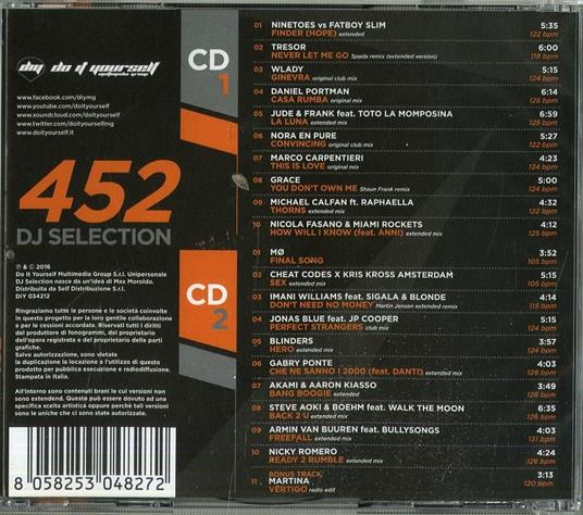 DJ Selection 452 - CD Audio - 2