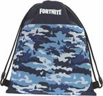 Zaino coulisse Fortnite Camo Verde con Tasca - 34x42 cm