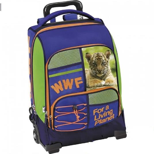 WWF Zaino Organizzato Trolley Tiger - WWF - Cartoleria e scuola | IBS