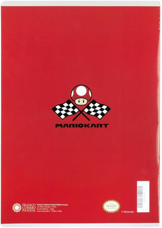 Quaderno Maxi Righe 1-2 elementare Mariokart - 4