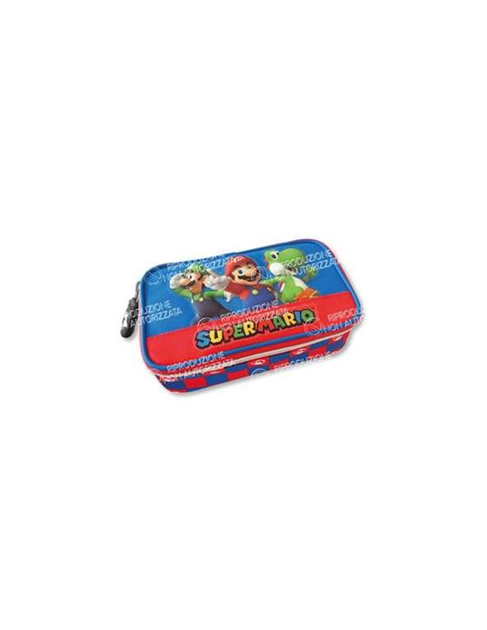 Astuccio Rettangolare 1 Zip Super Mario Bross