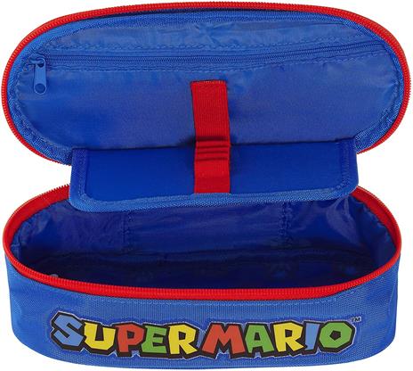 Astuccio Supermario Scuola Ovale Organizzato