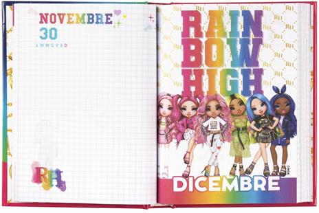 Diario 12 Mesi, Standard Rainbow High - 11