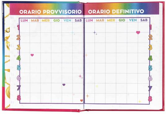 Diario 12 Mesi, Standard Rainbow High - 10