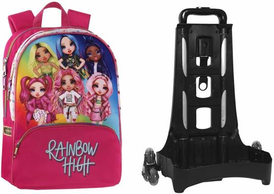 Zaino organizzato Trolley Staccabile New Rainbow High