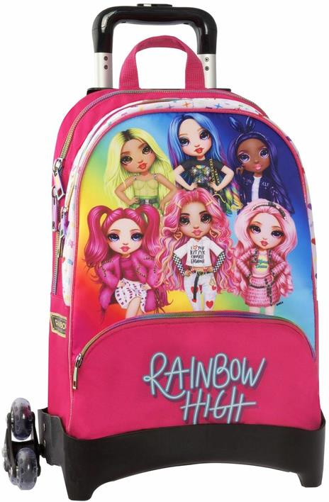 Zaino organizzato Trolley Staccabile New Rainbow High - 2