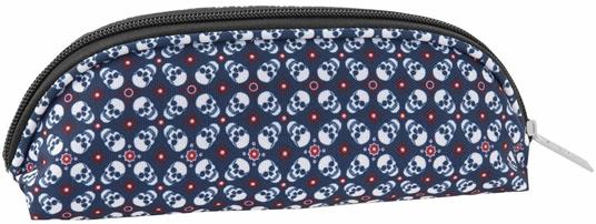 Astuccio Scuola Mezzaluna - Comix Allover - Skulls - 2